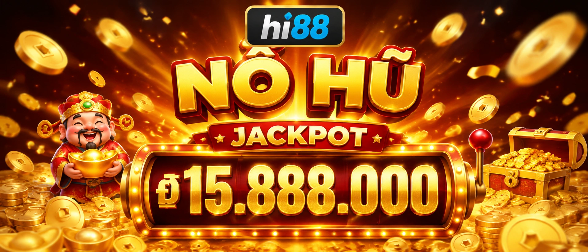 Ảnh minh họa danh mục slot game hi88 trên nền tối hiện đại