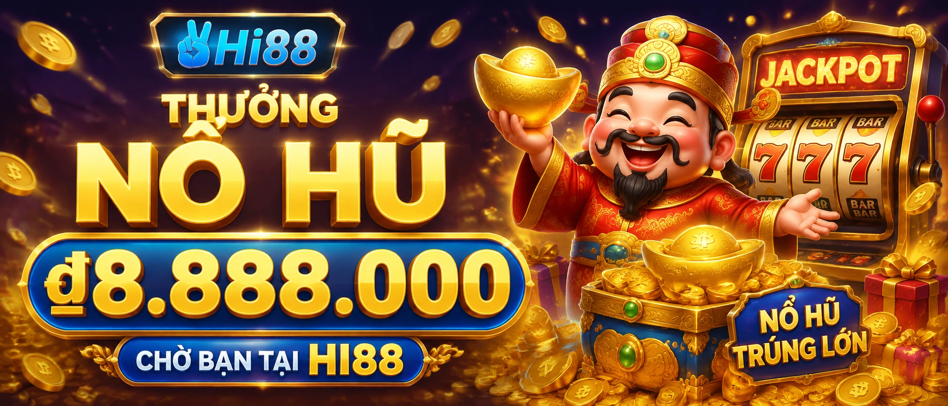 Khu Nổ Hũ hi88 hiển thị danh mục game gọn trên giao diện mobile