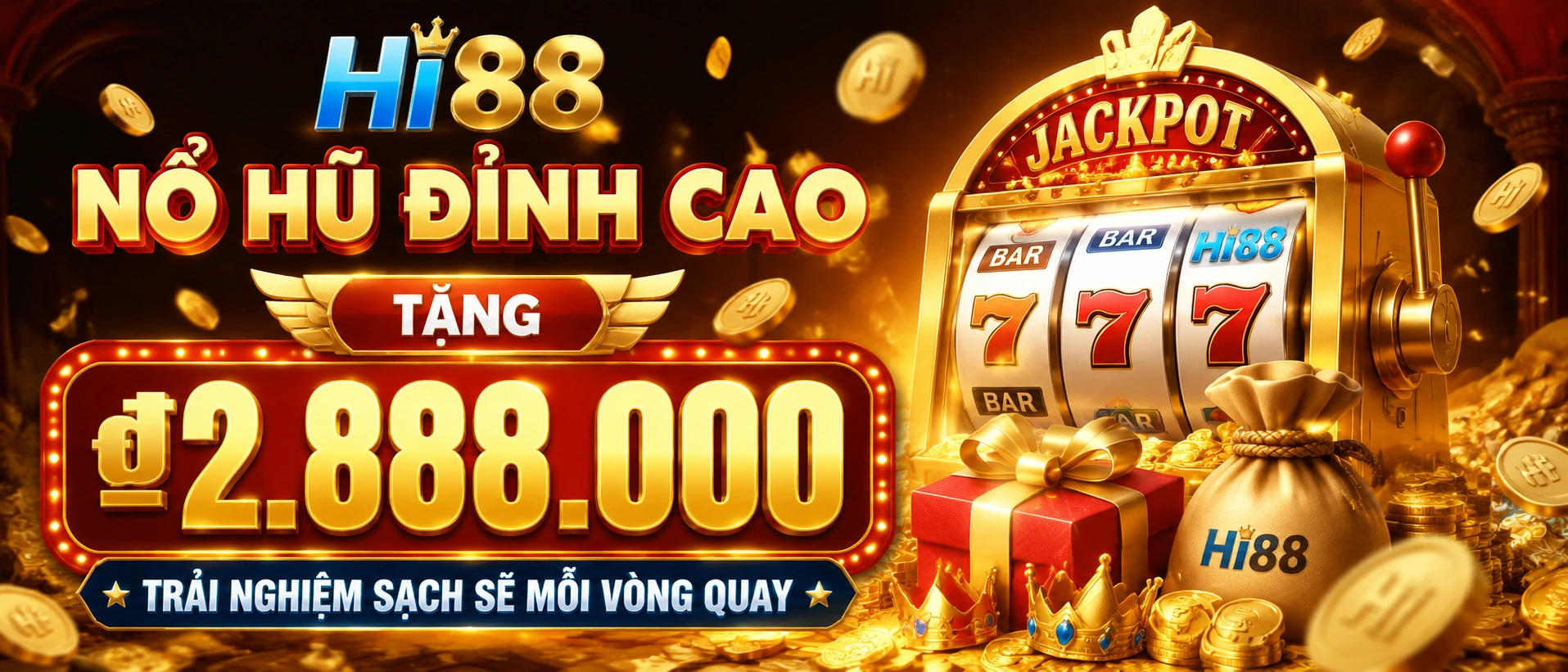 Giao diện game Nổ Hũ hi88 với khu hiển thị rõ ràng trên màn hình